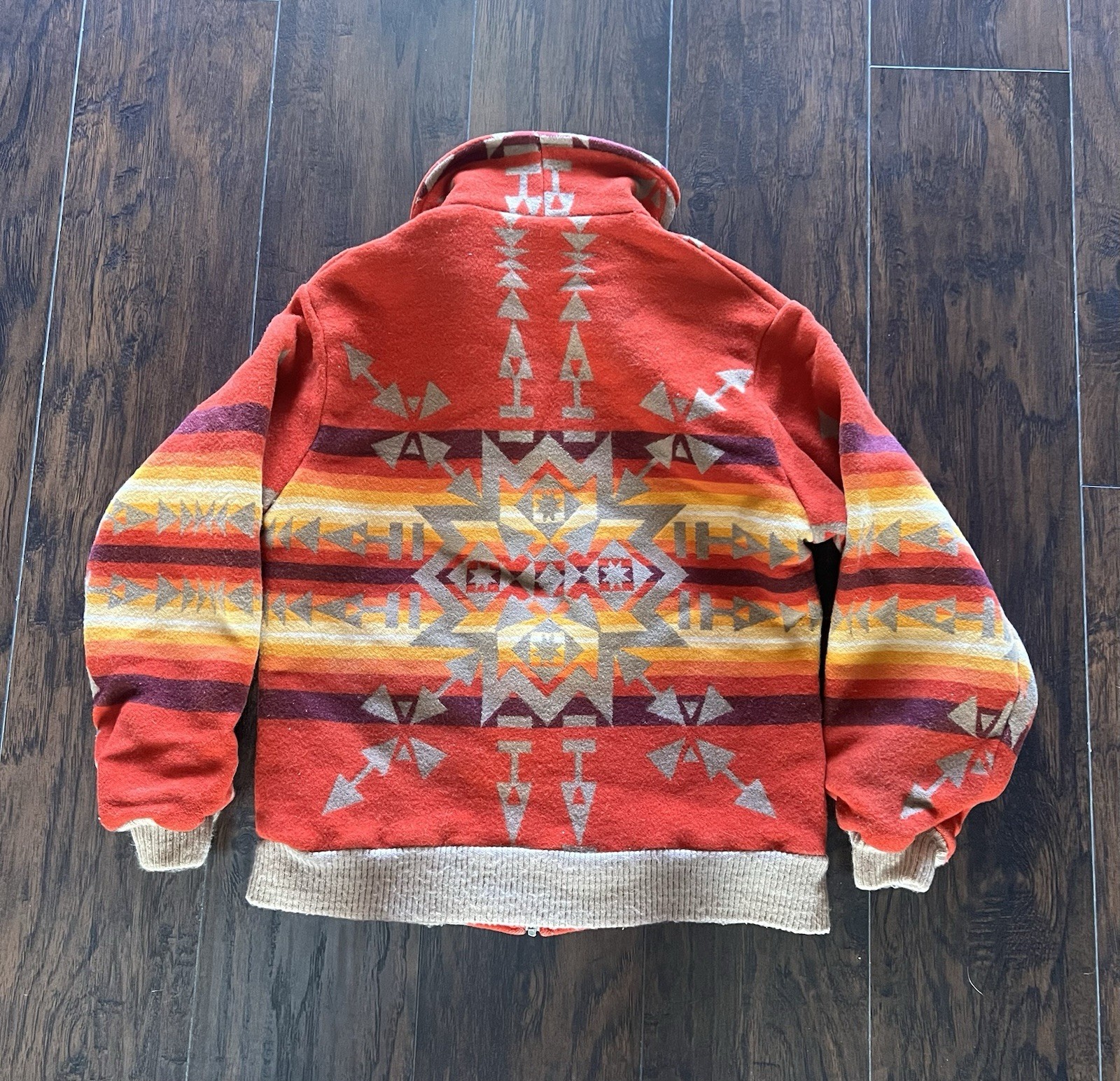 Vintage Pendleton Aztec 100% Wool Jacket Women’s … - image 6