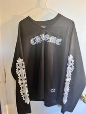 Chrome Hearts Warm Up CH Long Sleeve Jersey Black Medium