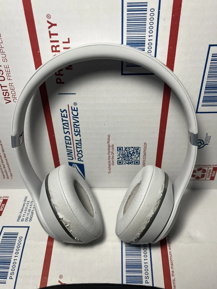 Beats Solo3 Auriculares Inalámbricos Sobre la Oreja Bluetooth Blancos PROBADOS Con Estuche Foto 2 de 4