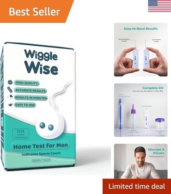 Discreet Male Fertility  Kit - Quick Sperm Count Results in 15 Minutes
