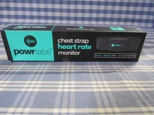 Powr Labs Bluetooth, ANT+ Heart Rate Monitor (New Battery) FAST FREE SHIPPING.