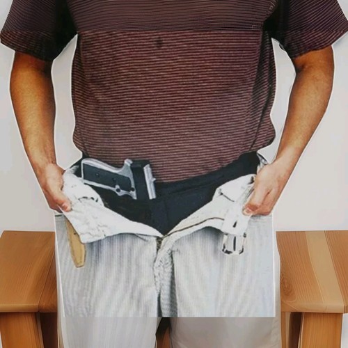 Gun Holster Underwear Trouser Deep Concealed Crotch Carry Handgun Holster Black - Picture 1 of 4