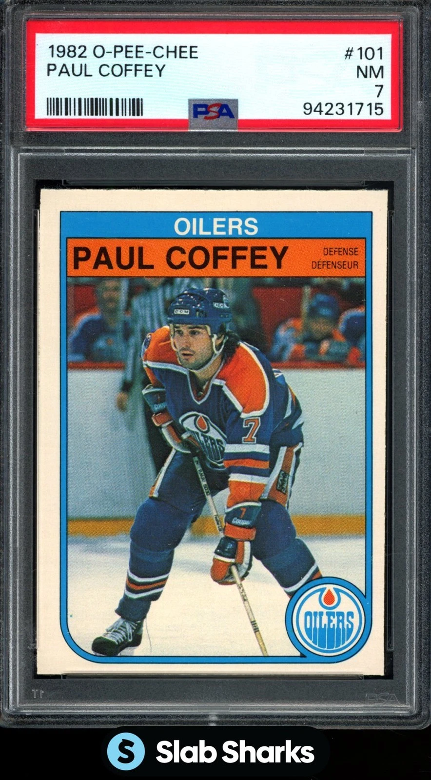 Paul Coffey trading card
