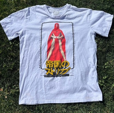 Star Wars The Empire Strips Back Shirt Mens XL White Burlesque Imperial Guard
