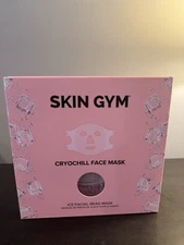Skin Gym Cryo Chill Ice Beaded Face Mask Pink NIB 