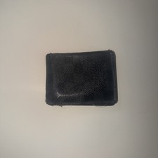 Louis Vuitton Black Taiga Leather Bifold Wallet CAH Monogram Made France AS IS