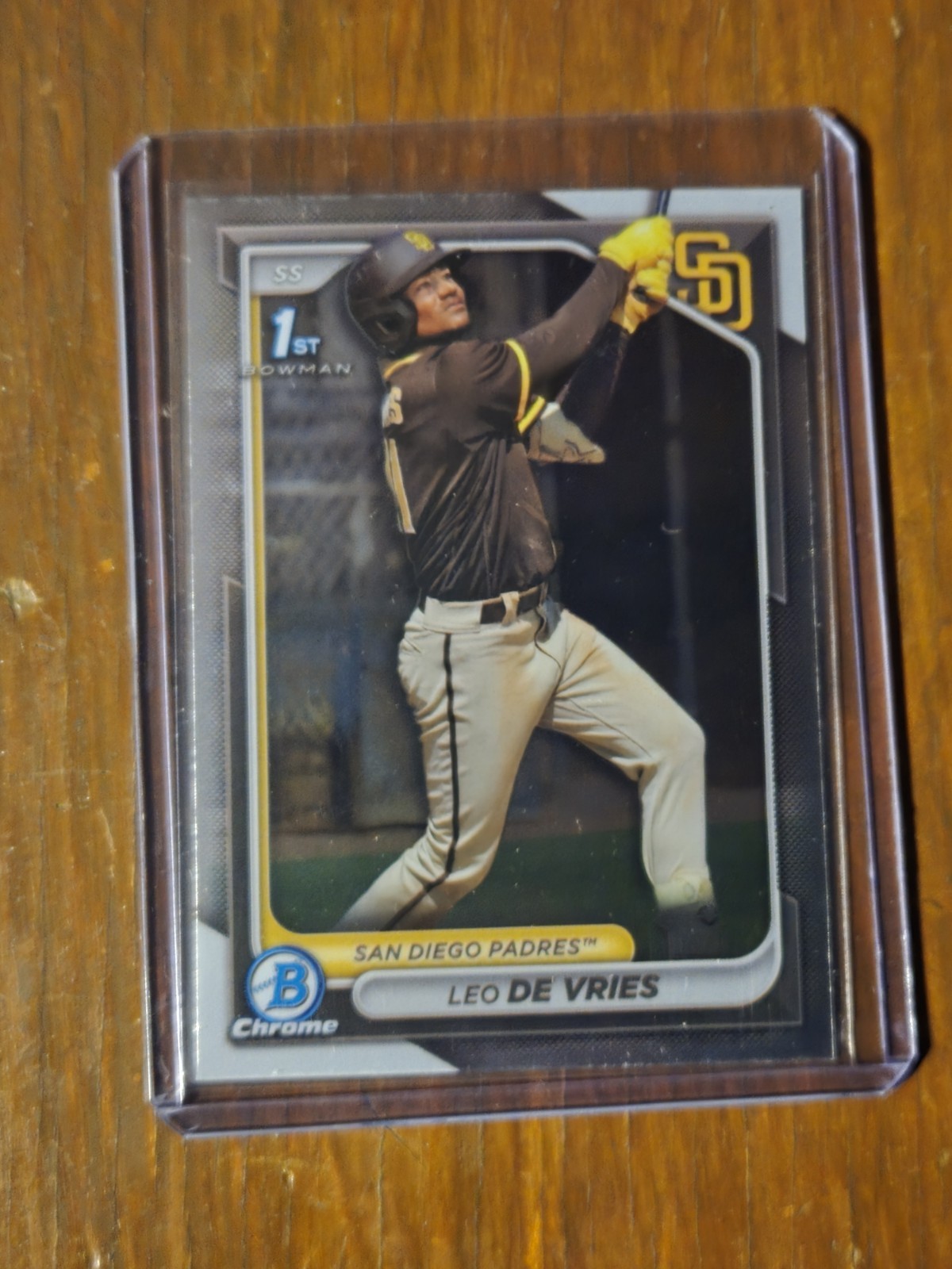 2024 Bowman Chrome - Prospects Leo De Vries #BCP-179 (RC)