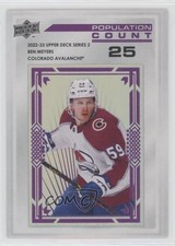 2022-23 Upper Deck Series 2 Population Count 25 /25 Ben Meyers #PC-33 0i0h