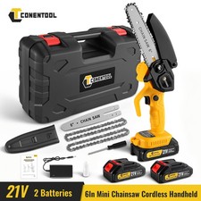 6 inch Electric Mini Chainsaw Cordless Handheld Chain Saw w/ Battery for Makita