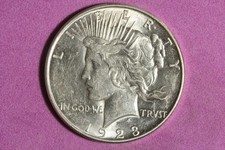 Estate Find 1923 D Peace Dollar #K62417