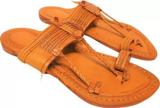 Men Handcrafted Leather Kolhapuri Chappal Ethnic Jesus sandal Mk6 US size 11