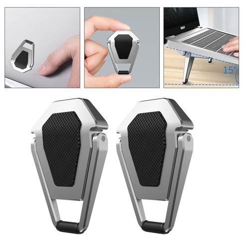 2 PCS tragbare Laptop-Computerständerhöhenhöhe-Verstellbarer Notebook-PC-Halter - Photo 9/12
