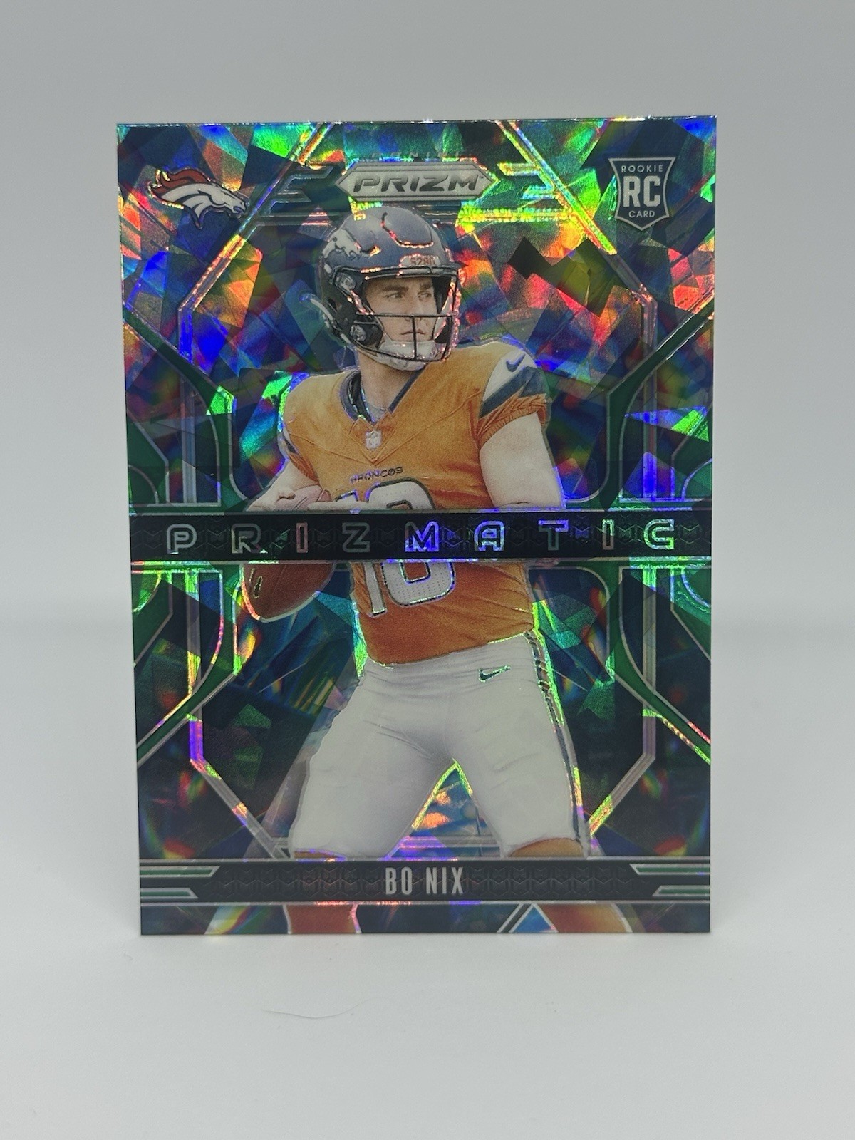 Bo Nix Panini Prizm Prizmatic #11 Base