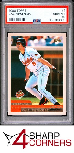 2000 TOPPS #4 CAL RIPKEN JR. ORIOLES HOF PSA 10
