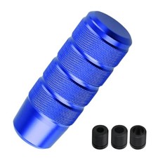 94mm/3.72" Car Shifter Knob - Weighted Aluminum Alloy Car Gear Shift Stick Blue
