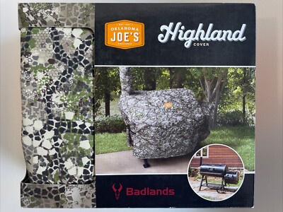 Oklahoma Joe's  Highland Offset Smoker Badlands Cover, Camo