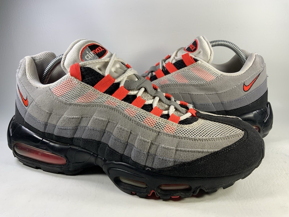 靴 NIKE AIRMAX 95 Solar Red 28.5 609048-106 楽天市場】NIKE AIR MAX 95 white/solar red-neutral .grey