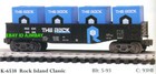 K-LINE 1993HB WESTERN PACIFIC  S-2 ENGINE, CABOOSE & 10 MIXED FREIGHT CARS NEW — photo 4