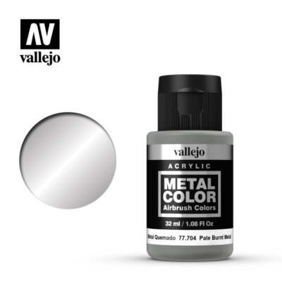 Vallejo 77704 Metal Color Pale Burnt Metal Acrylic Paint 35ml - US