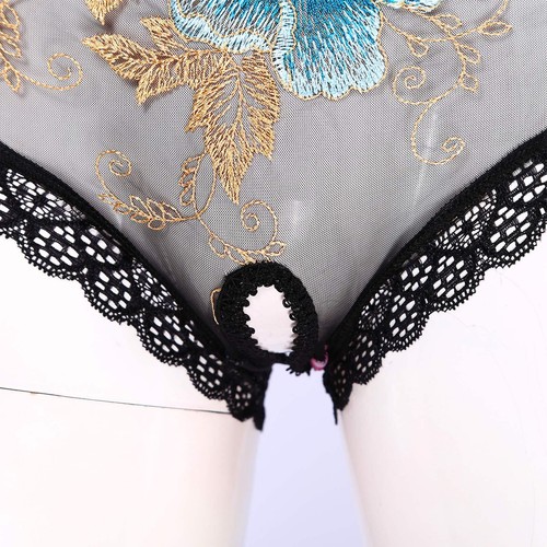 iEFiEL Herren Transparent Slip mit Offener Schritt Unterhose Sissy Thong Panties - Bild 31 von 66