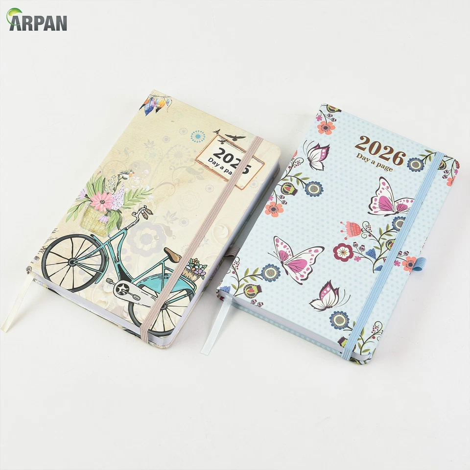 2026 Diary A5 –Day a Page with Full Page for Saturday & Sunday, Personal Planner - Image 2 of 2