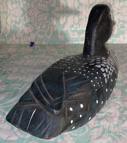 Vintage Albert E. Price Hand Painted Wooden Mallard Duck 11” Long - Picture 7 of 13