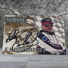 Dale Earnhardt 1997 SKYBOX PROFILE PACESETTERS E1 VINTAGE NASCAR signed card HTF