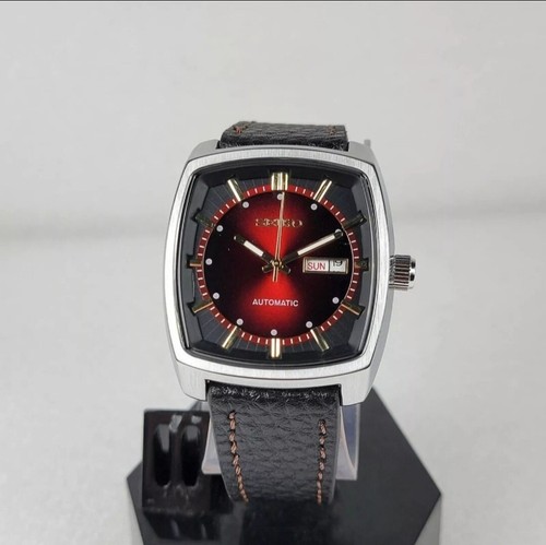 SEIKO RECRAFT SNKP23 AUTOMATIC RED ELEGANT MEN'S WATCH NEW