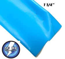 1.25" ID BLUE Heat Shrink Tubing 2:1 ratio 1-1/4" wrap (2 feet) inch/ft/to 30mm