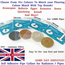 Self Adhesive Pipe Covers Radiator Rings For Laminate Floors For pipe Hole 16mm