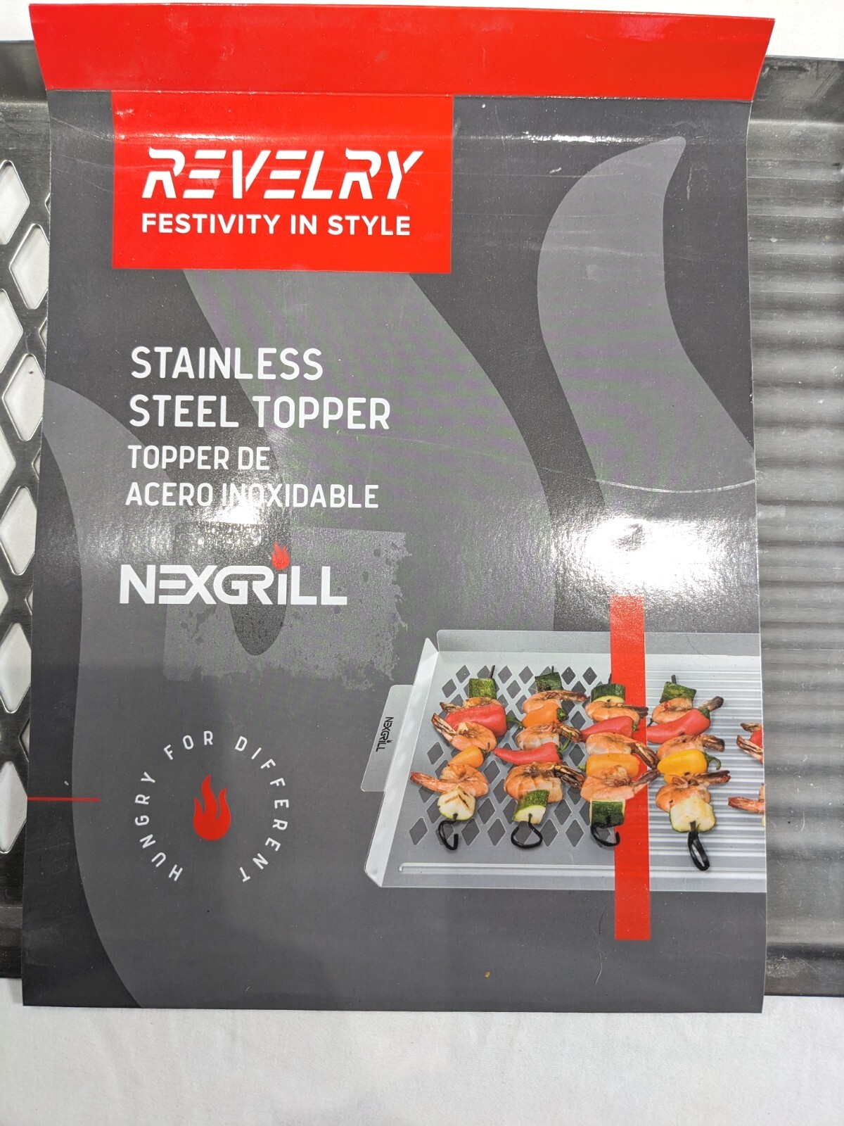 Nexgrill Revelry Stainless Steel Grill Topper Griddle Griller Model