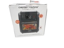 Chefman ExacTemp 12 Quart 5-in-1 Air Fryer With Smart Thermometer And 28 Presets