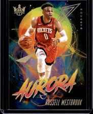 2019-20 Panini Court Kings Basketball Russell Westbrook Rockets #9 Aurora SSP