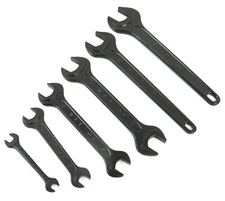HIT Tools Metric Service Spanner Wrench Set 19mm, 22mm, 24mm, 27mm, 30mm, 32mm