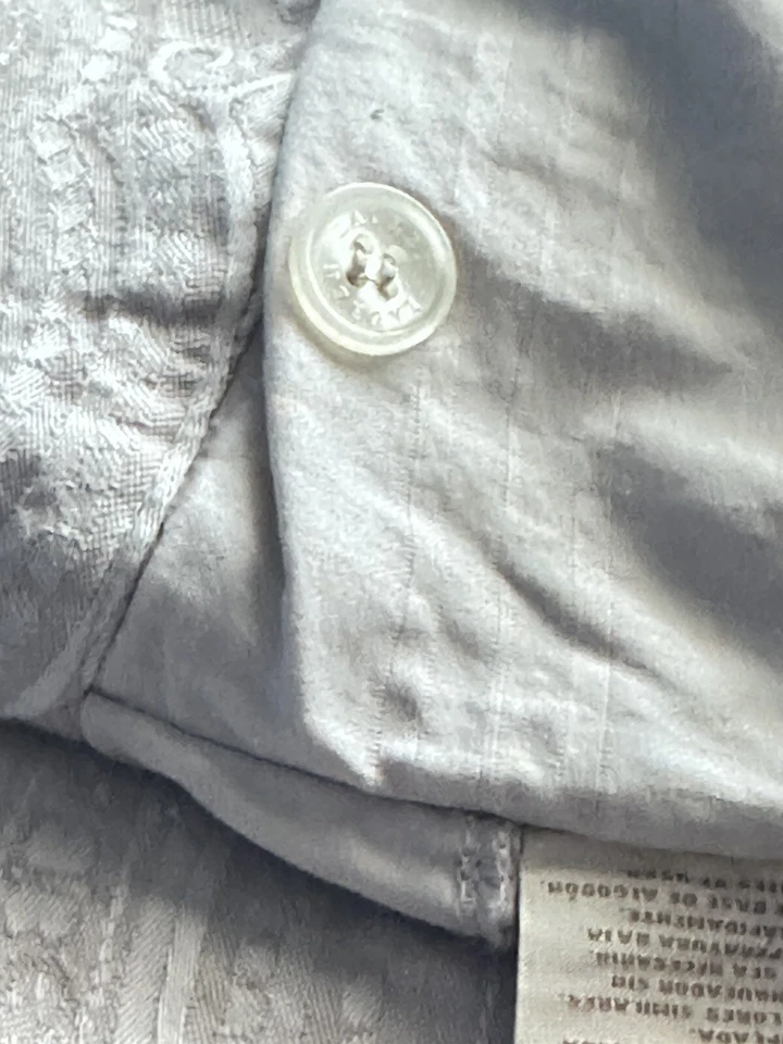 (2) Lauren Ralph Lauren Suite Cache Caqui Std Shams 100% Algodón Botón Adcl. Foto 2 de 4