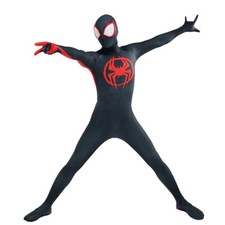 Upgraded Miles Morales Spider-Man Jumpsuit Costume Suit Cosplay Halloween Props