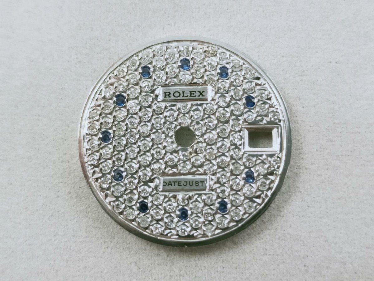 Custom 6917 69174 69179 RoIex Lady ​Full Diamonds 11 Blue Stone