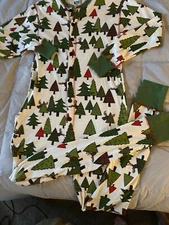 Lazy One Adult Xsmall Reindeer Trees No Peeking Christmas One Piece Pajamas