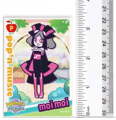 Pop'n Music Card PF20N056 Moimoi KONAMI Japan Game Character
