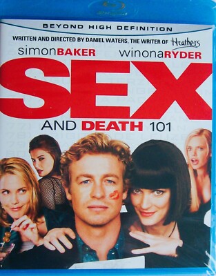 Sex and Death 101 By Daniel Waters (Blu-ray, 2007) Simon Baker, Winona