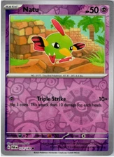 Pokemon - Natu - 071/182 - Reverse Holo - Paradox Rift  - NM/M - NEW