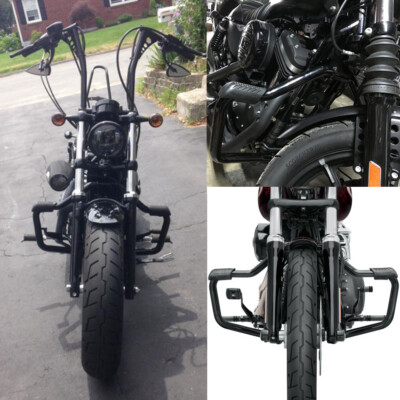 Mustache Highway Engine Guard Crash Bar Fit For Harley