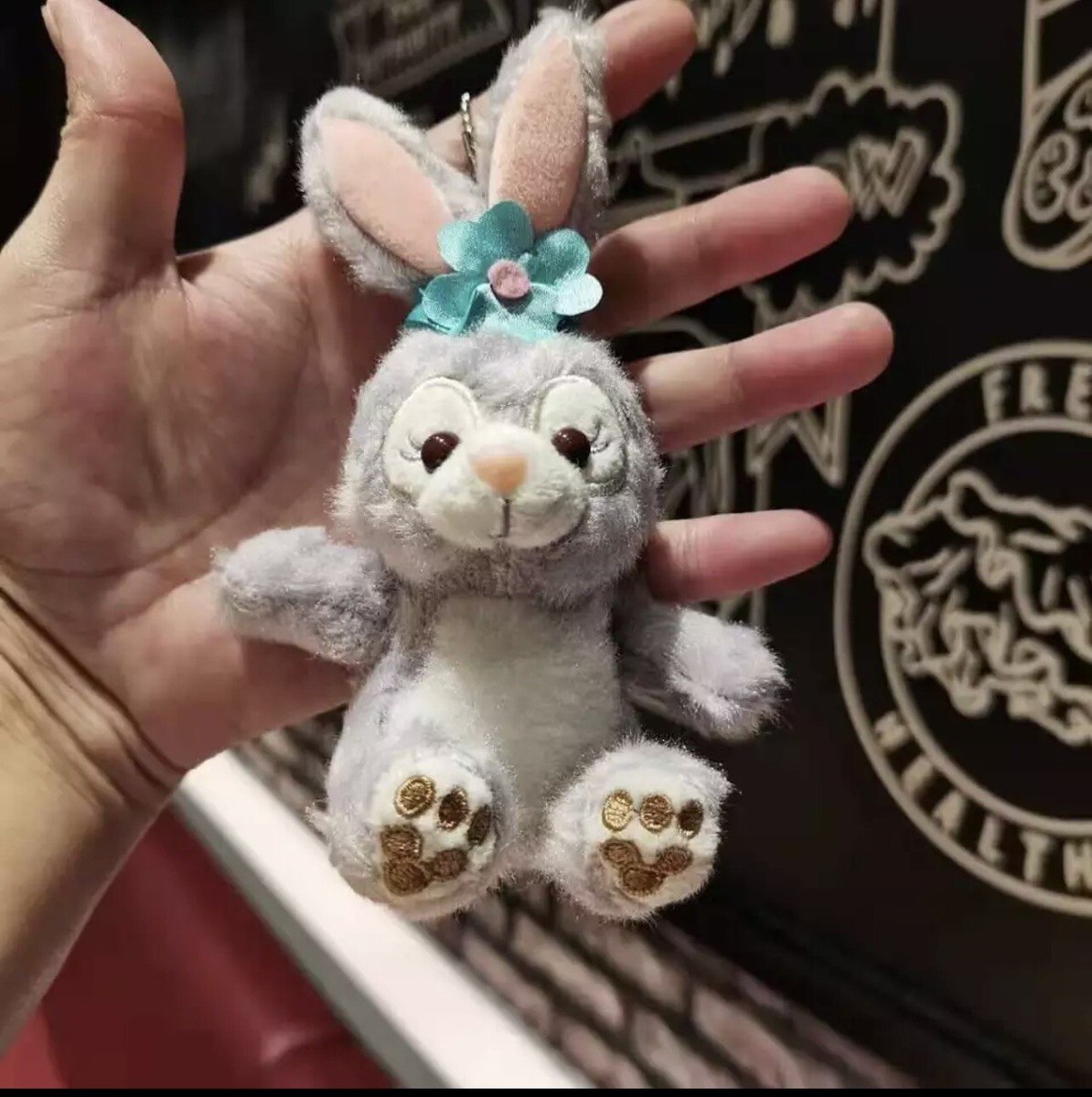 Disney Cartoon Stella Lu Rabbit Plush Doll Keychain | eBay