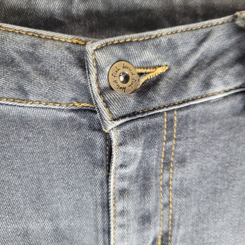 Pantalones de mezclilla para mujer Weird Fish negros carbón usar el fin de semana talla 12L W32 L32 - Imagen 4 de 15