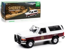 1994 FORD BRONCO XLT ABSAROKA COUNTY SHERIFFS DEPARTMENT 1:18 GREENLIGHT GL19121