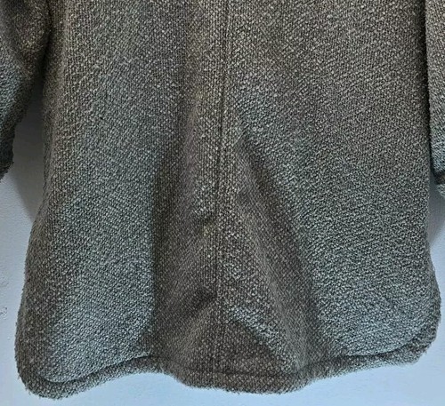 H&M Oversized Pockets Boucle Shacket Jacket Size 8 10 12 Green - Picture 14 of 16