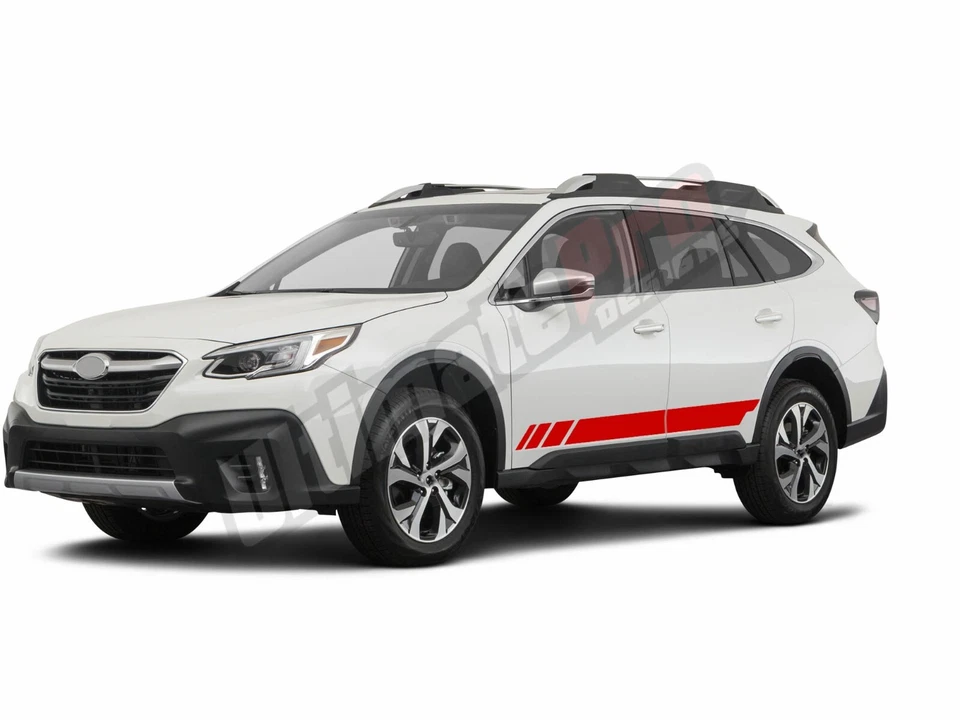 Rayas adhesivas para Subaru Outback protector de parachoques moldura luz calcomanía lateral deportiva Foto 2 de 4