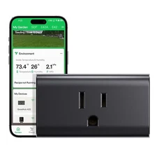 VIVOSUN A10 Smart WiFi Outlet GrowHub Controller 15A 1800W for Grow Tent