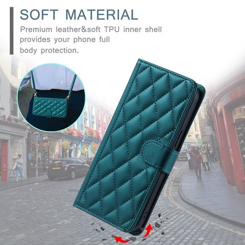 Crossbody Leather Flip Wallet Case Holder +Strap Cover Women For Various Phone - Picture 24 of 26