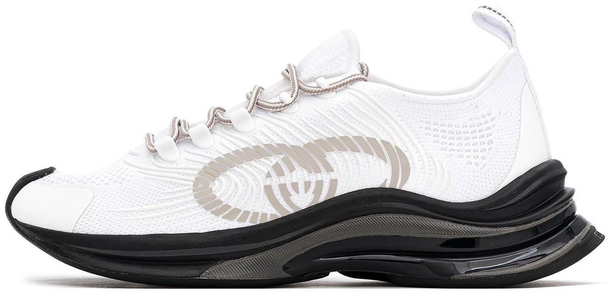 Gucci Run Sneaker White Black for sale | eBay